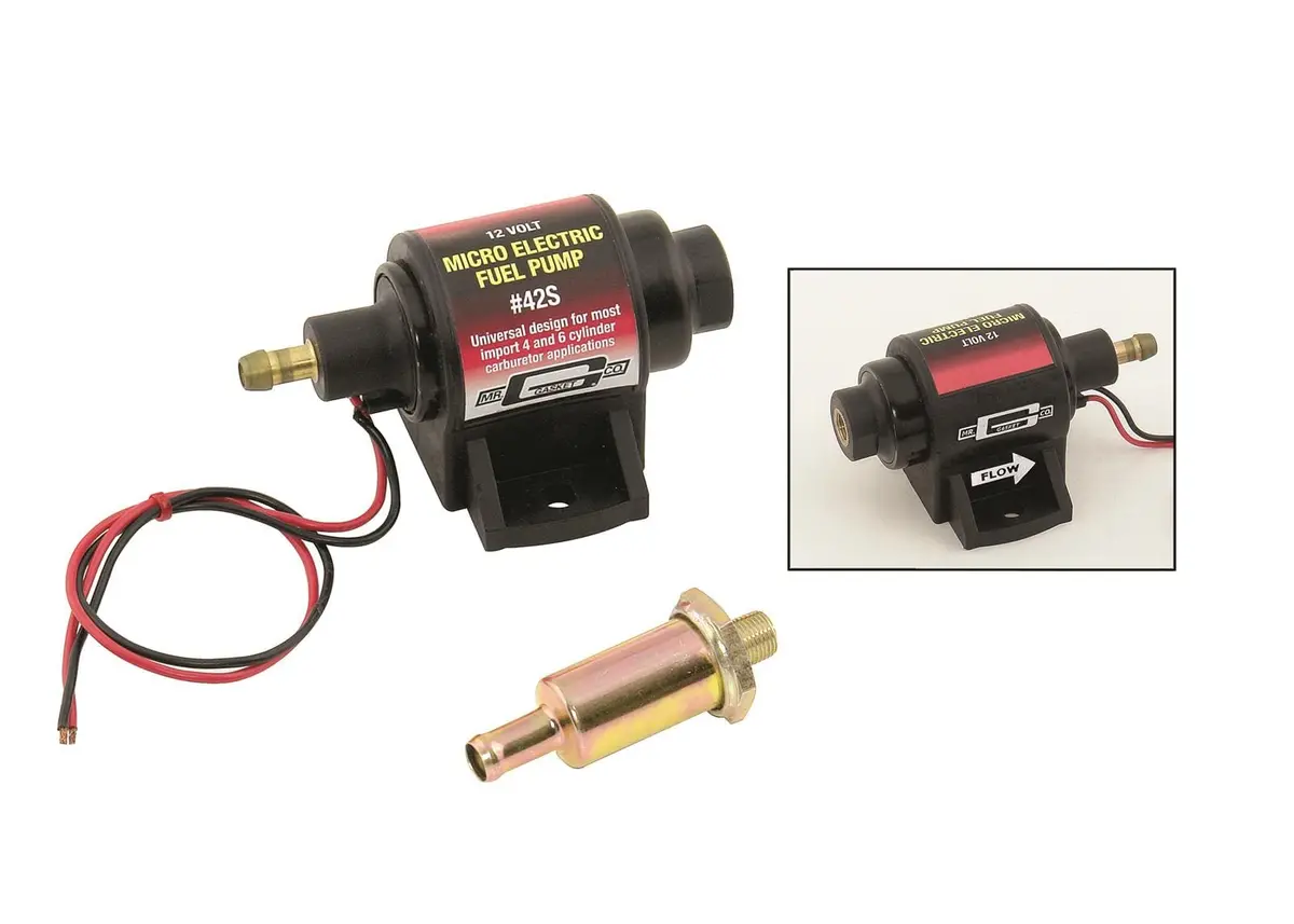 Mr. Gasket 42S Micro Electronic Fuel Pump – Compact, High-Efficiency Replacement 1