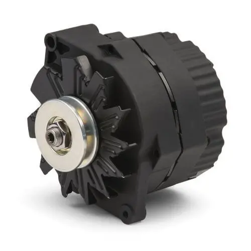 Black Crinkle-Finish Alternator – Compact Oe-Style Replacement 1
