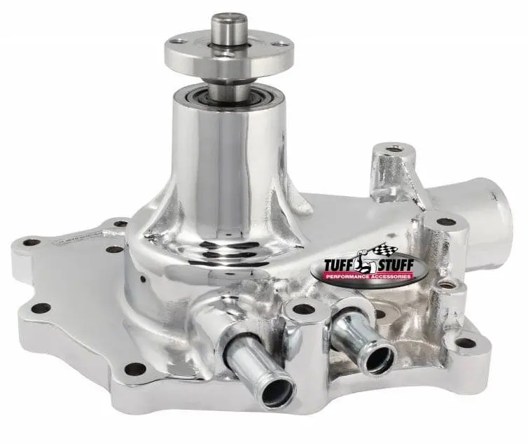 High-Flow Chrome Cast Water Pump With Passenger-Side Inlet – Tuf1432B 1